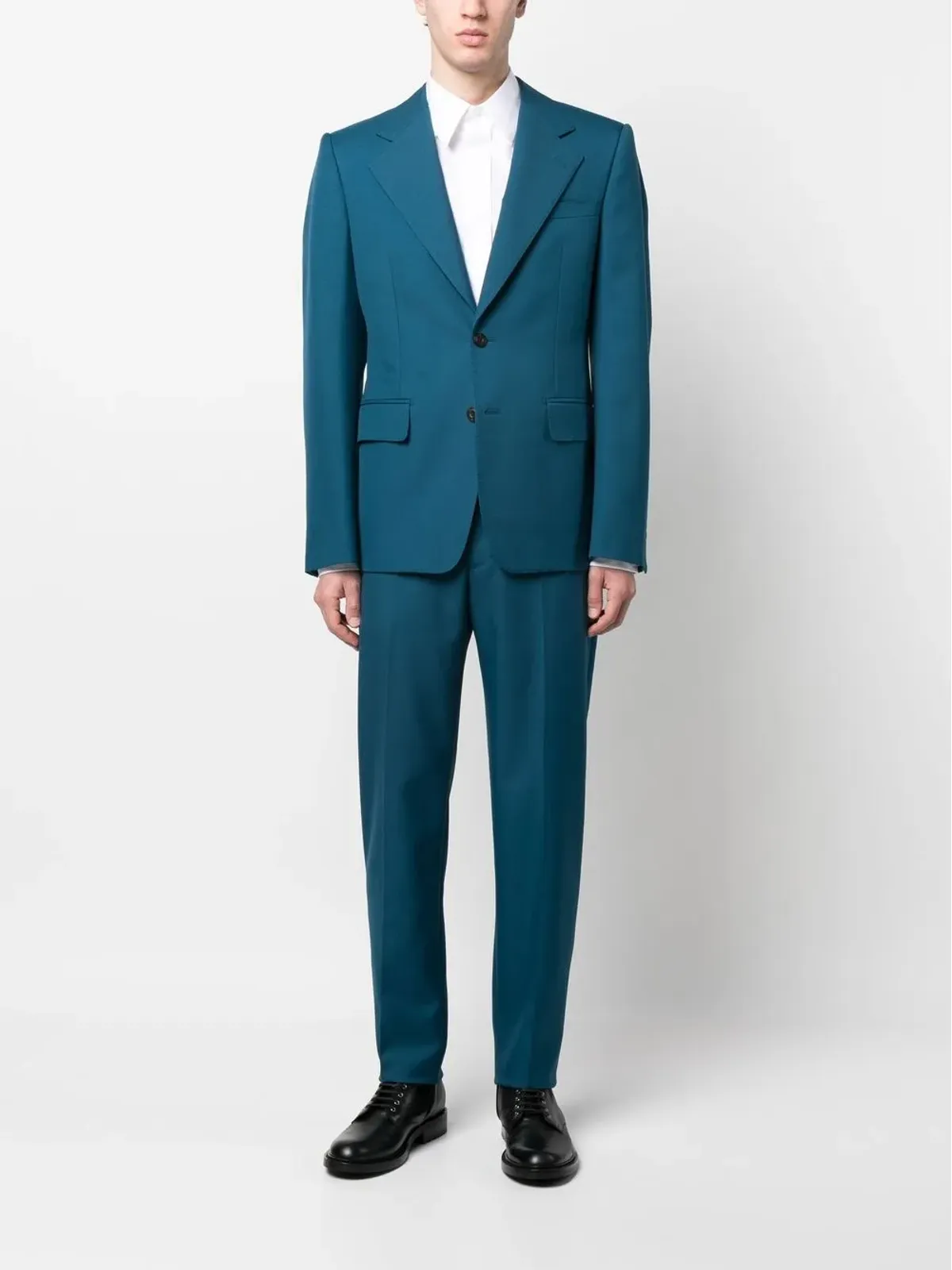 Alexander McQueen テーラード テーパードパンツ - ブルー - 画像2