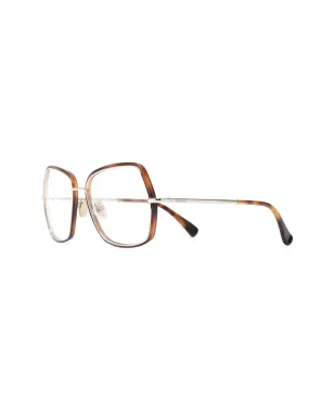 Max Mara Eyewear ベッコウ風オーバーサイズフレーム眼鏡 - サムネイル2
