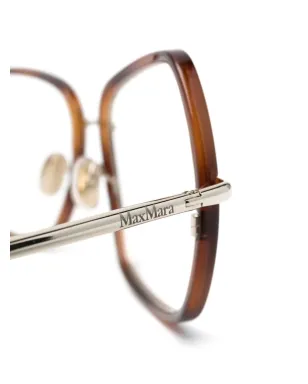 Max Mara Eyewear ベッコウ風オーバーサイズフレーム眼鏡 - サムネイル3