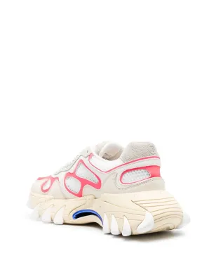 Balmain B-Eastパネルドレースアップスニーカー - ホワイト - サムネイル3