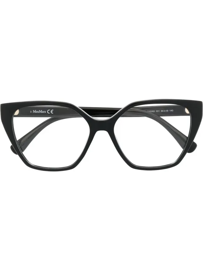 Max Mara Eyewear Max Mara Eyewear ロゴアームディテールのメガネの商品画像
