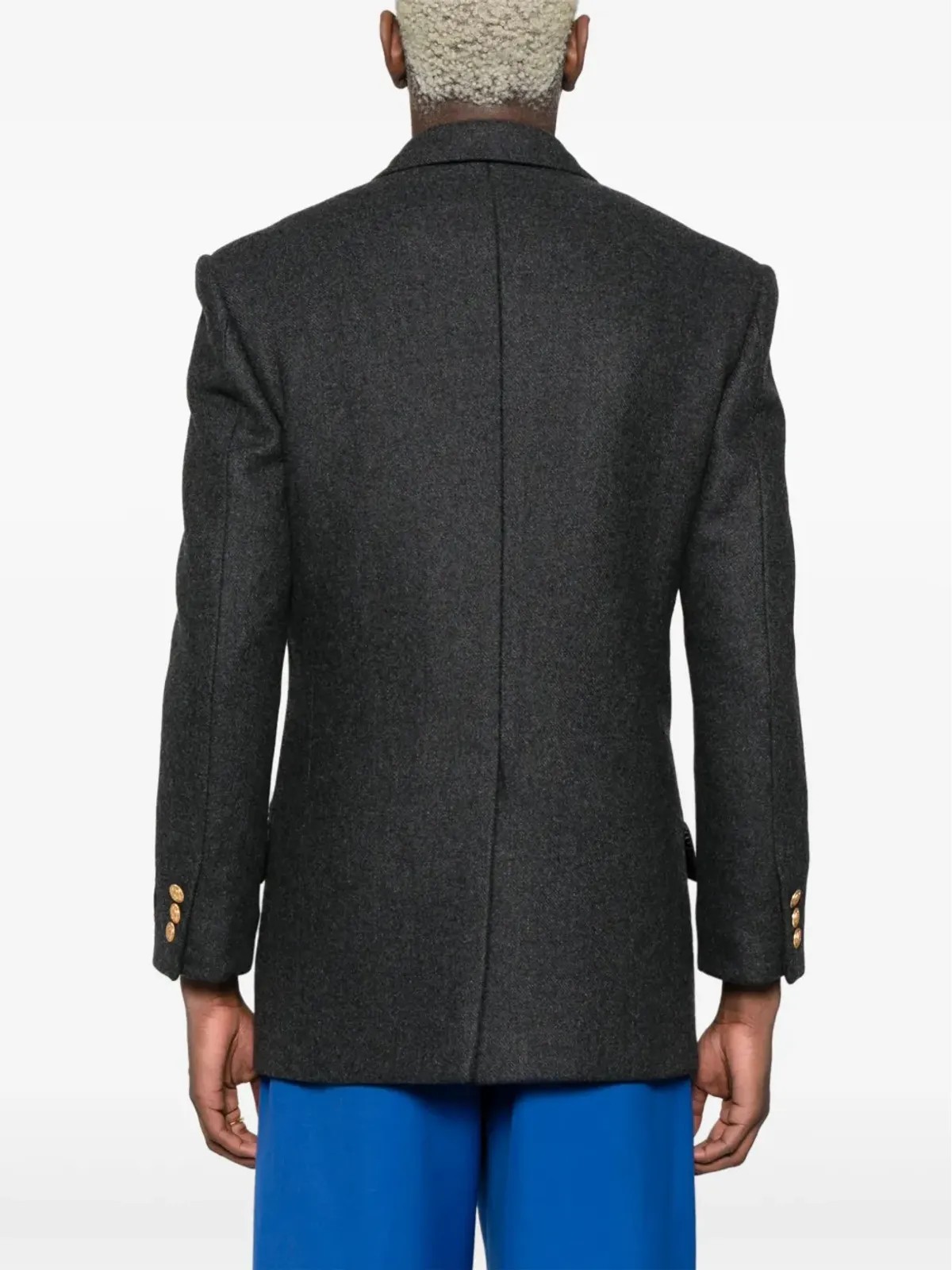Gucci ウールカシミヤ ダブルブレストジャケット - 画像4