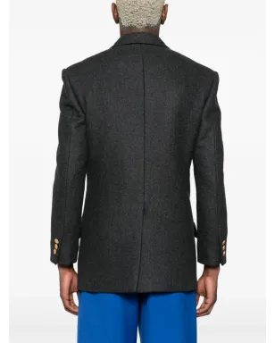 Gucci ウールカシミヤ ダブルブレストジャケット - サムネイル4