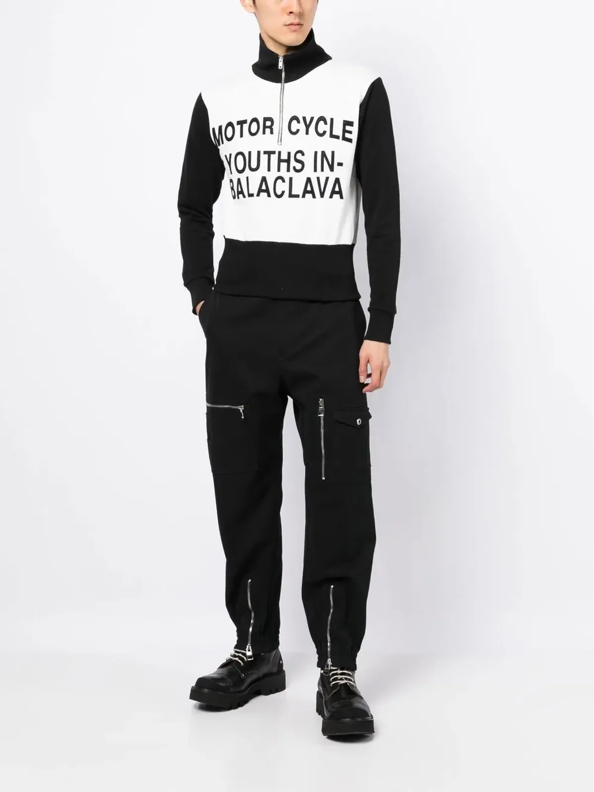 Youths In Balaclava モーターサイクル・ニットジャンパー - 画像2