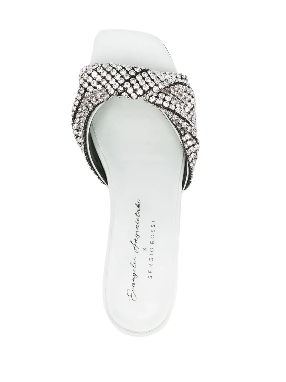 Sergio Rossi Evangelie crystal-embellished sandals - Silver - 画像4