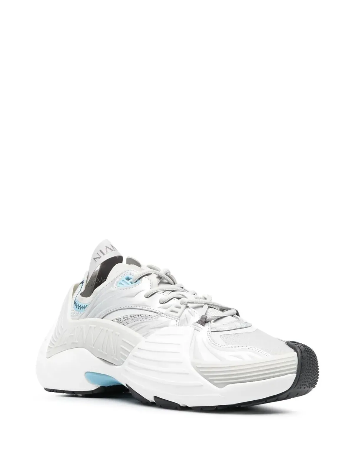Lanvin Flash-X レースアップスニーカー - グレー - 画像2
