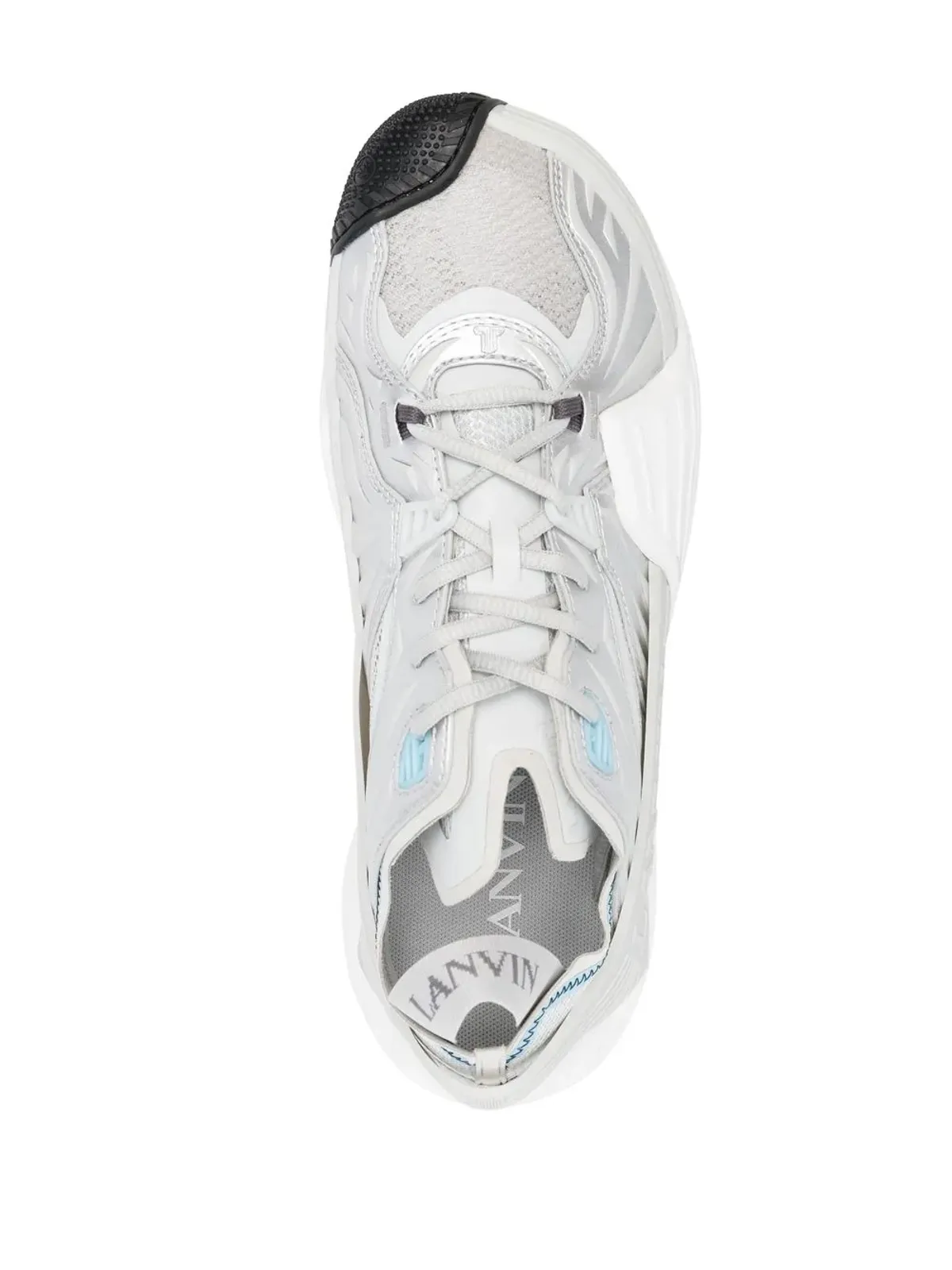 Lanvin Flash-X レースアップスニーカー - グレー - 画像4