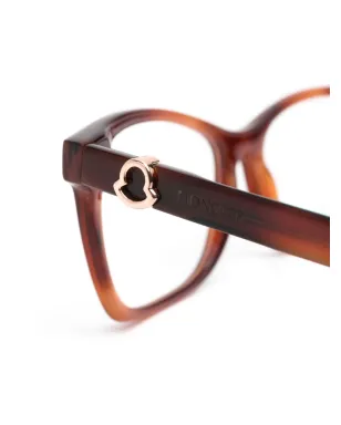Moncler Eyewear べっ甲柄フレームの眼鏡 - サムネイル3
