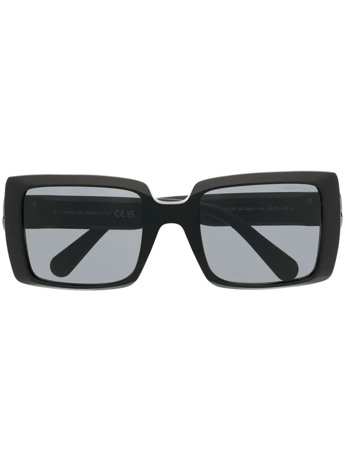 Moncler Eyewear プロムネード オーバサイズフレーム サングラス - 画像1