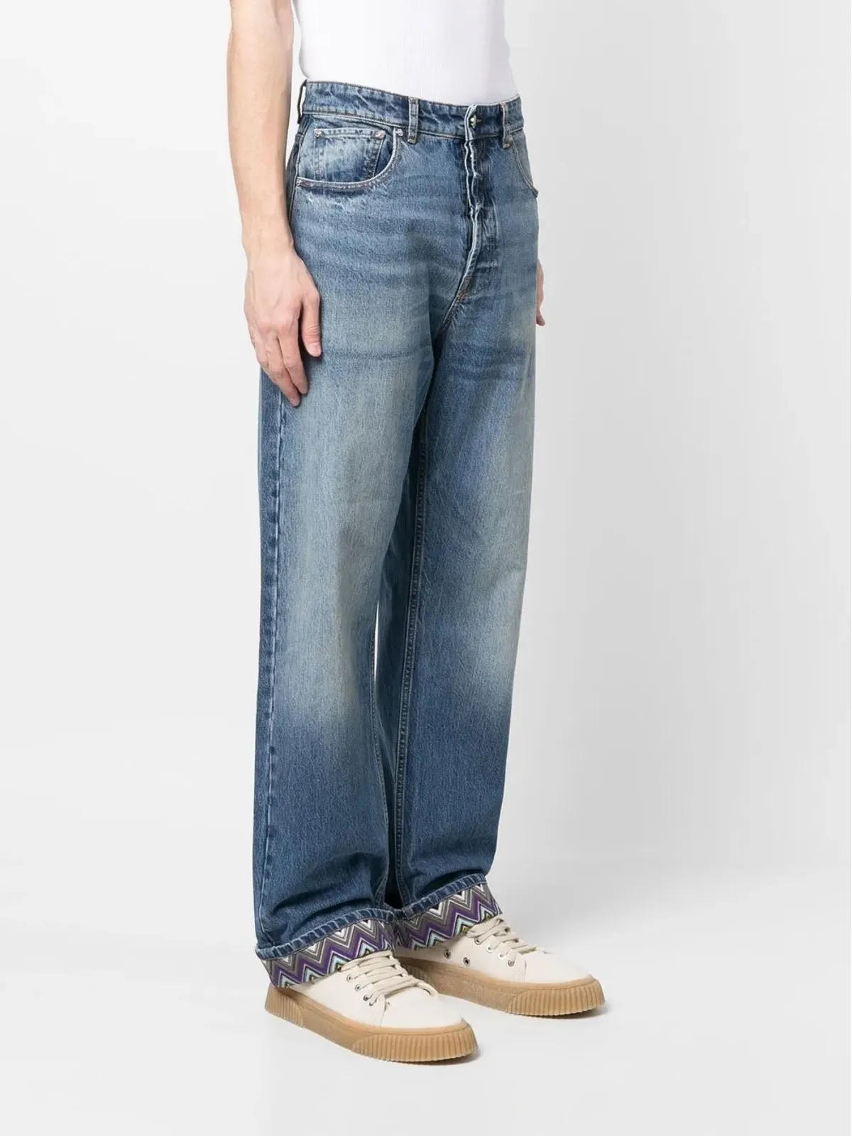 Missoni stonewashed denim jeans - Blue - 画像3