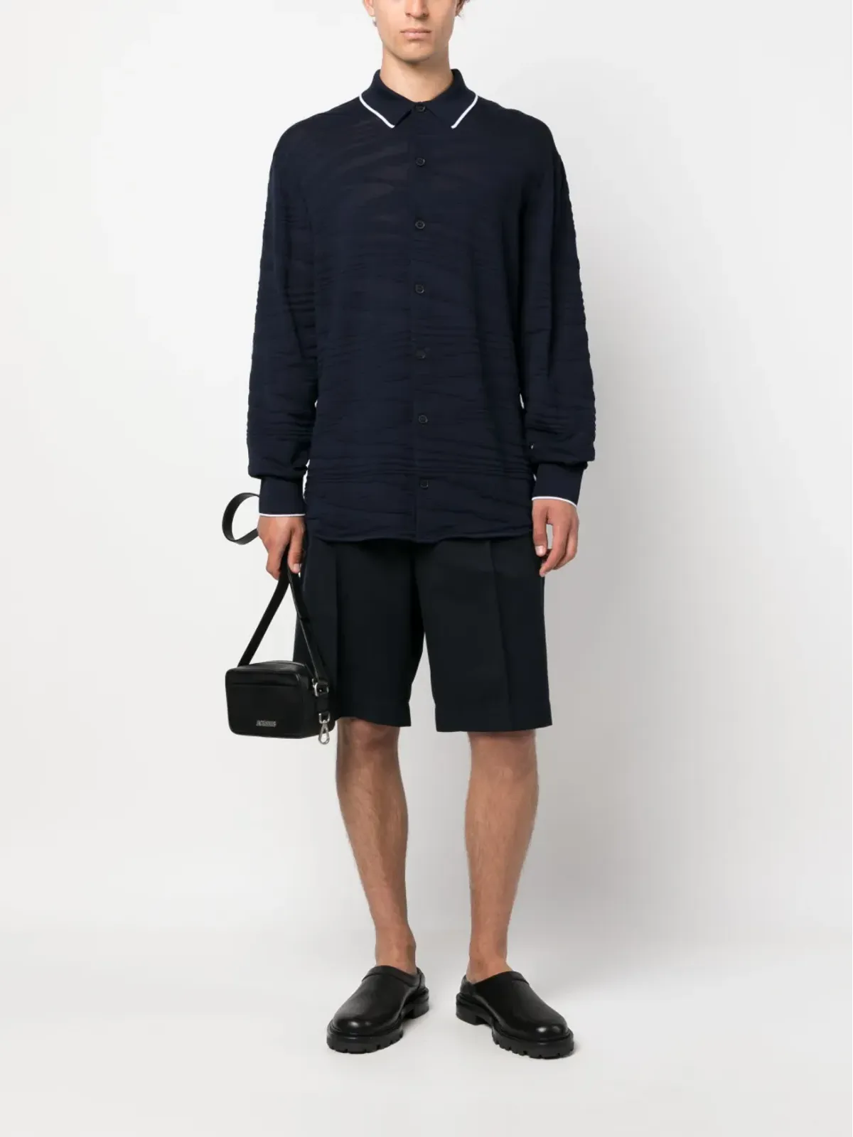 Missoni コントラストトリム ウールブレンド シャツ - 画像2