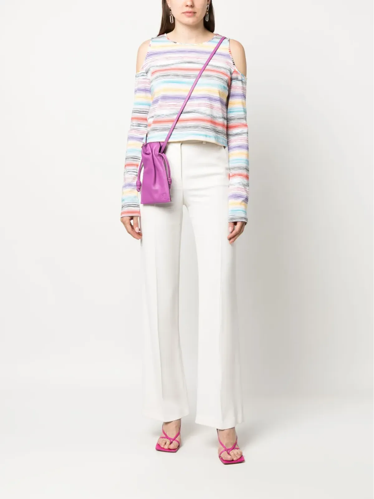 Missoni ストライプ柄ニットトップス - 画像2