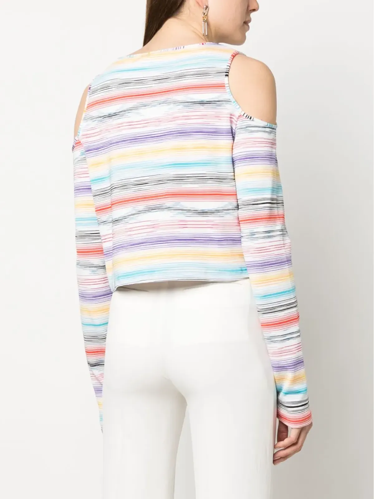 Missoni ストライプ柄ニットトップス - 画像4