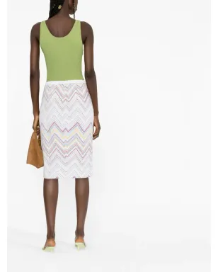 Missoni ジグザグ織りペンシルスカート - サムネイル3
