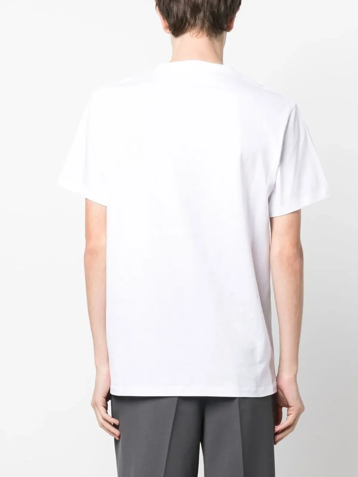 LOEWE コットン刺繍ロゴTシャツ - 画像4