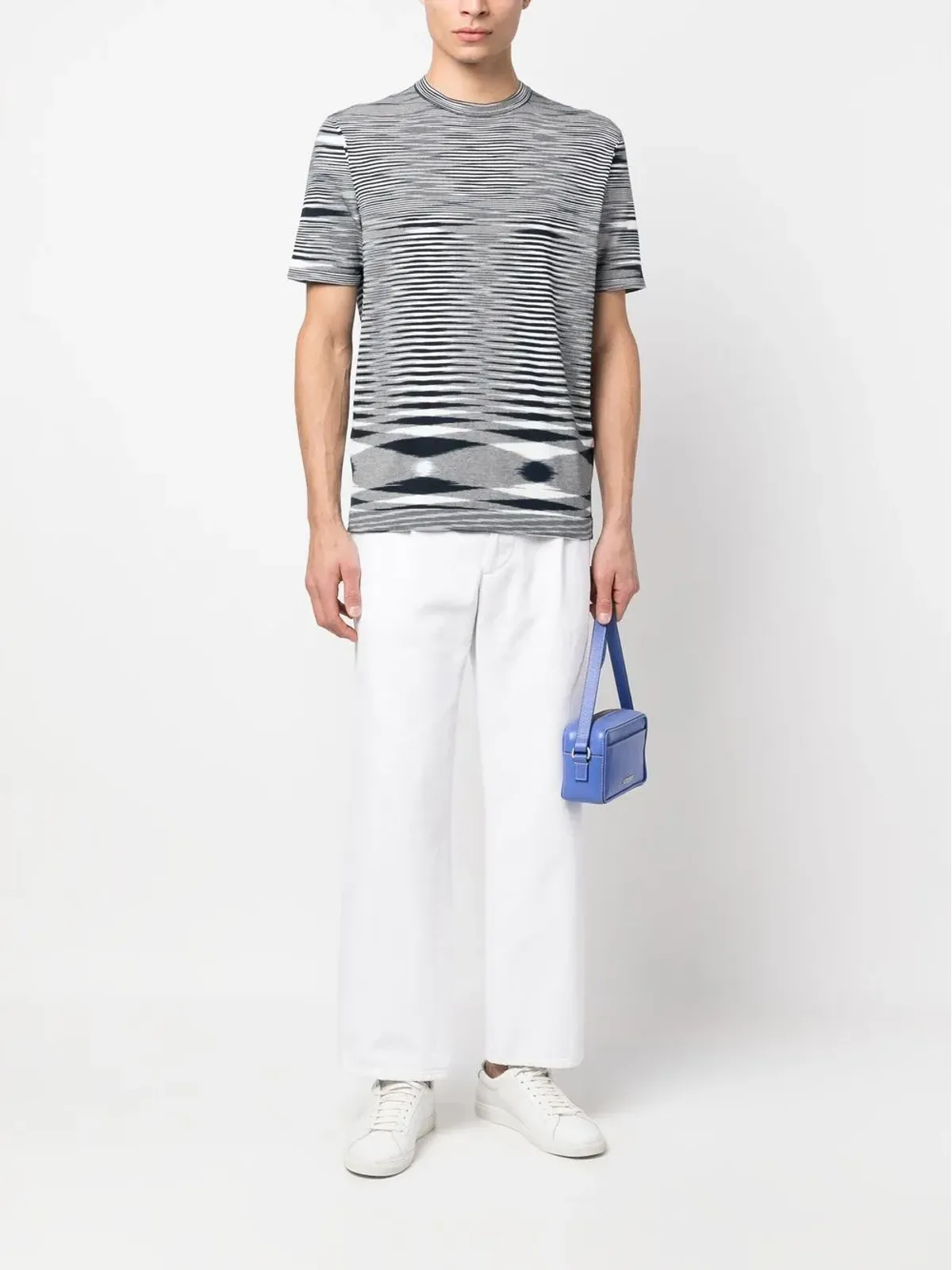 Missoni ジオメトリックプリント コットンTシャツ - 画像2