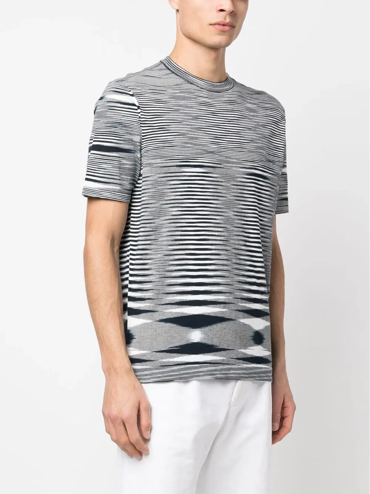 Missoni ジオメトリックプリント コットンTシャツ - 画像3