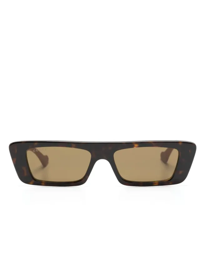 Gucci Eyewear Gucci Eyewear スクエアフレーム カラーブロック サングラスの商品画像