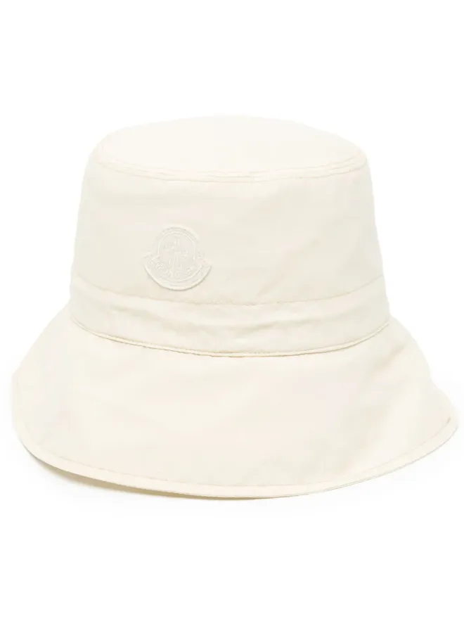 Moncler Moncler ロゴパッチ コットン バケットハットの商品画像