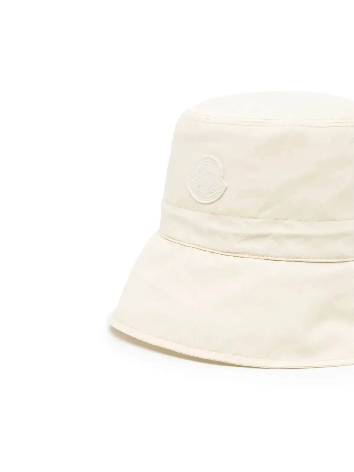 Moncler ロゴパッチ コットン バケットハット - 画像2