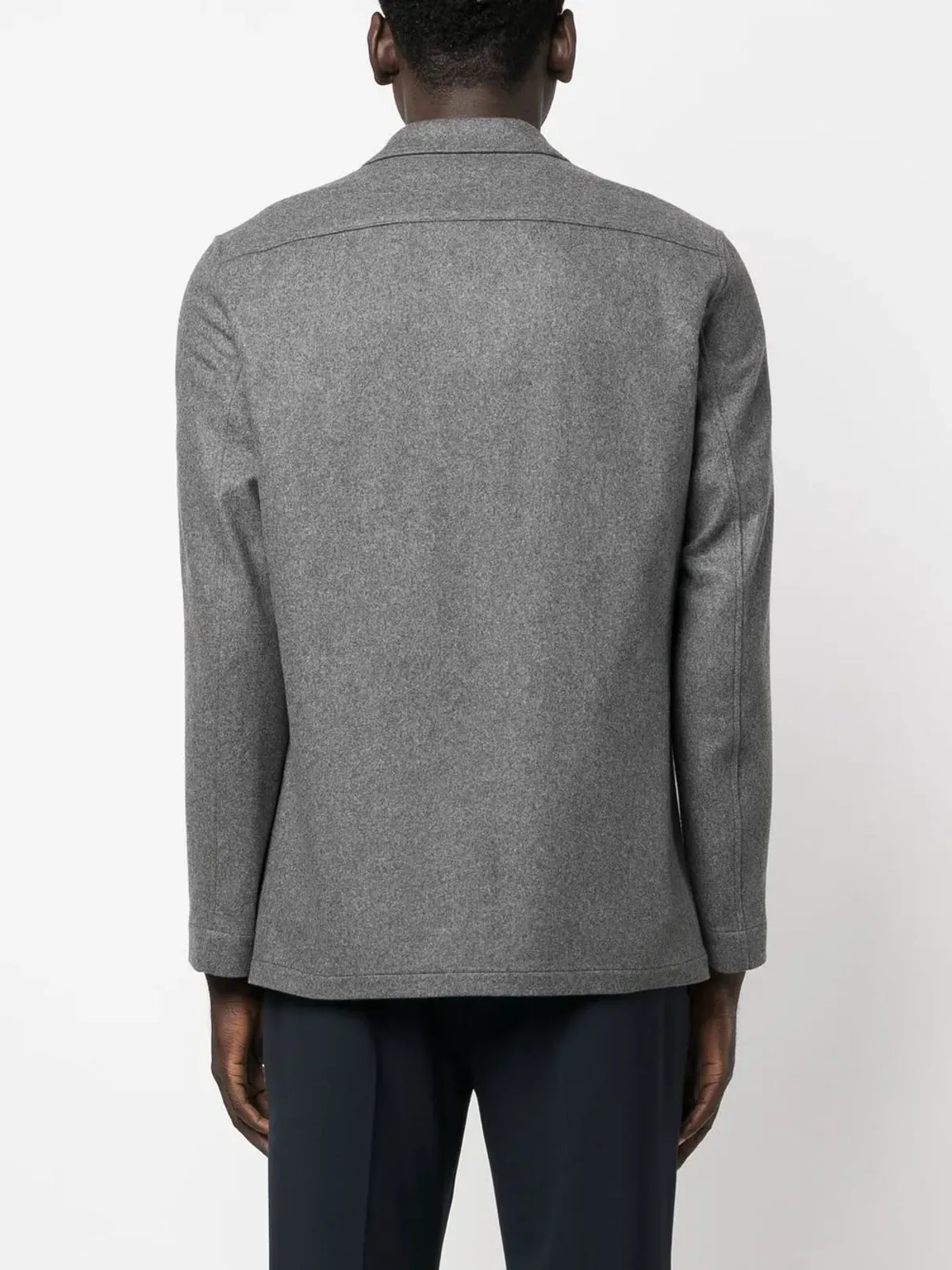 Lardini ダブルブレスト カシミヤ混紡ジャケット - 画像4