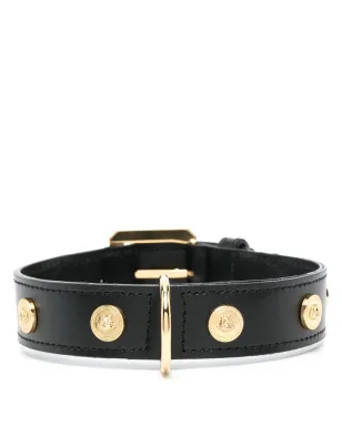 Versace スタッズ入りレザー ペットカラー - サムネイル1
