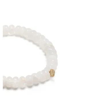 Sydney Evan 14ktイエローゴールド ダイヤモンドとムーンストーン ブレスレット - White - サムネイル4