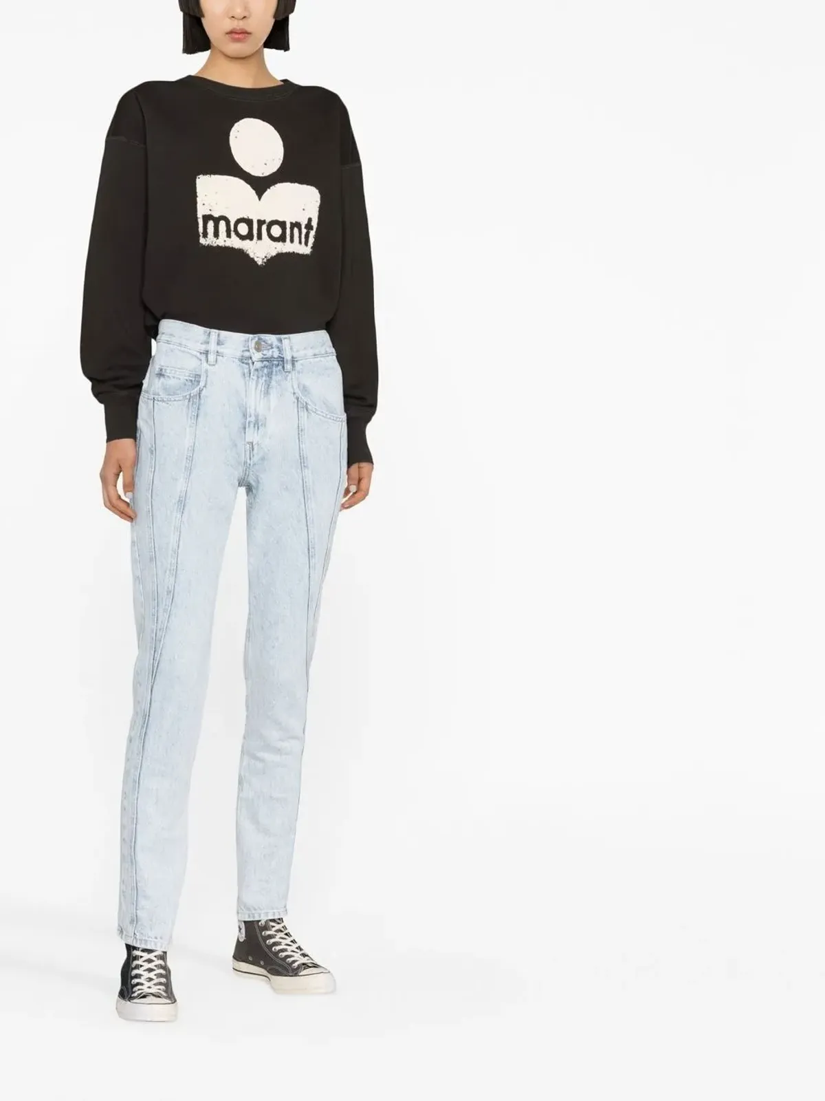 ISABEL MARANT ヴィキラ ストレートジーンズ - 画像2