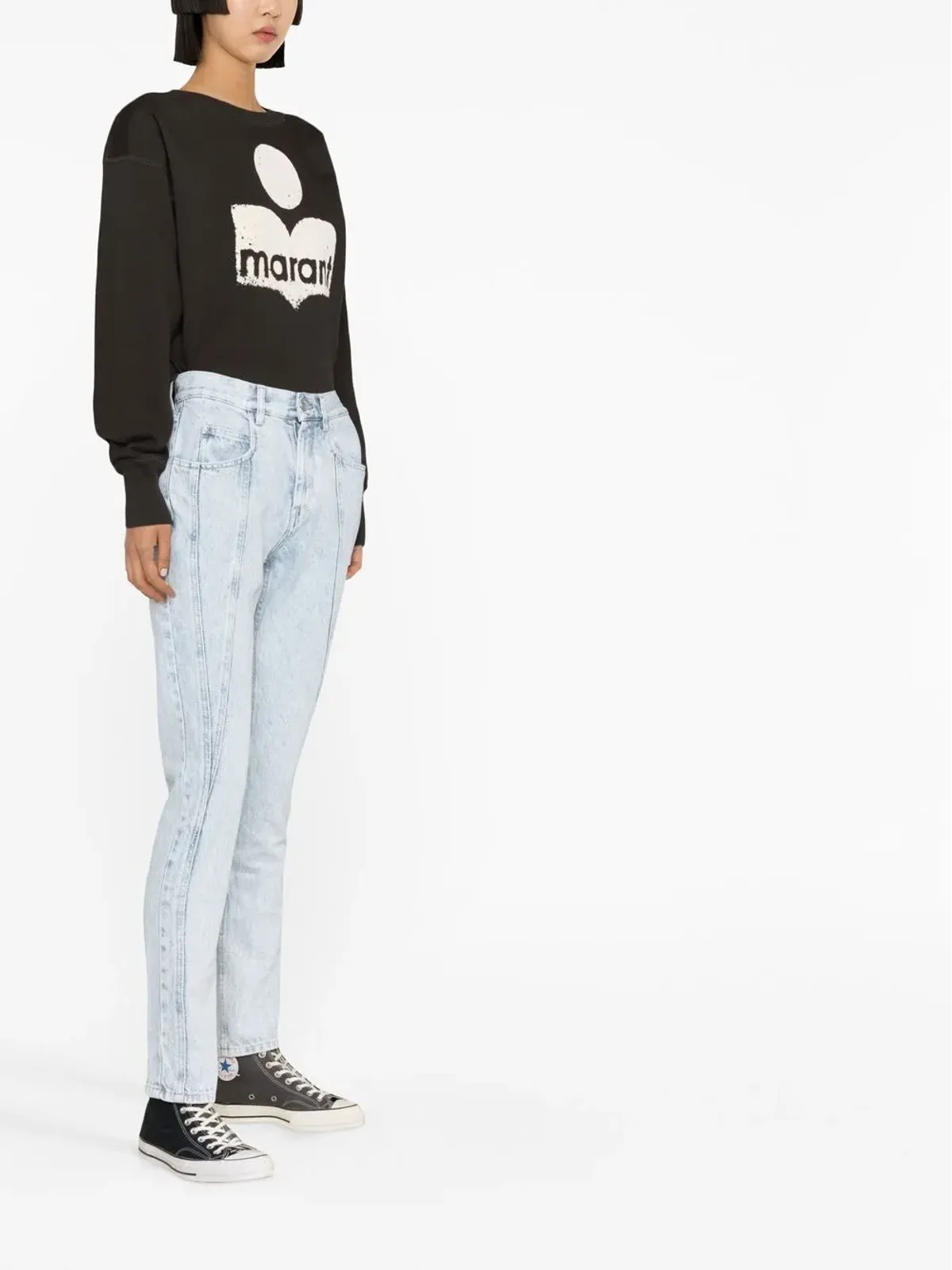 ISABEL MARANT ヴィキラ ストレートジーンズ - 画像4