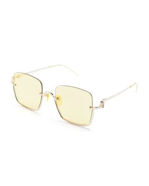Gucci Eyewear スクエアミラーレンズサングラス - サムネイル2