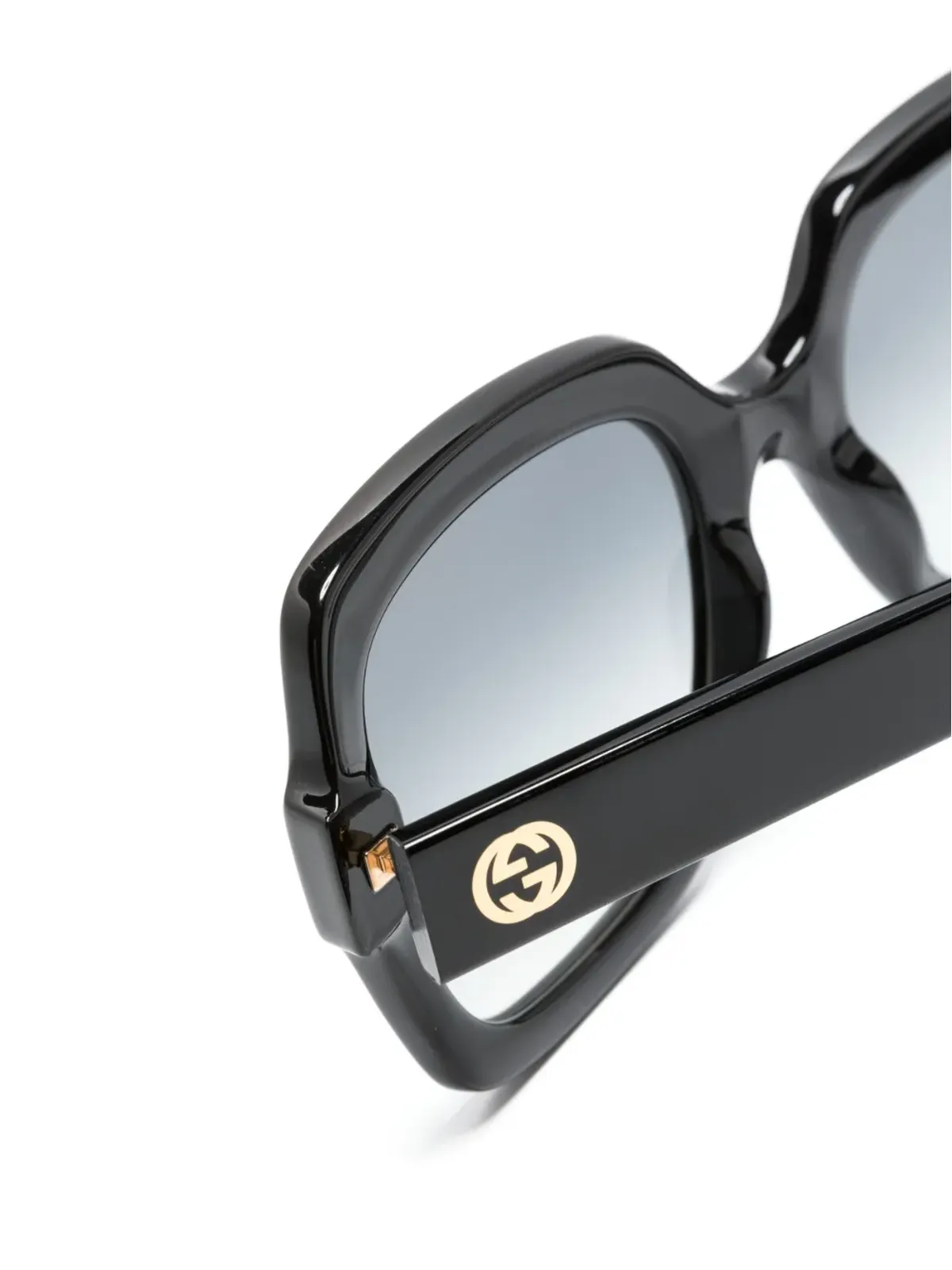 Gucci Eyewear オーバーサイズ ロゴアーム サングラス - 画像3