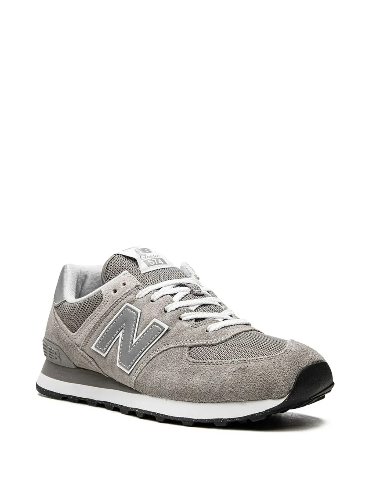 New Balance 574 Core グレー/ホワイト/シルバー スニーカー - 画像2