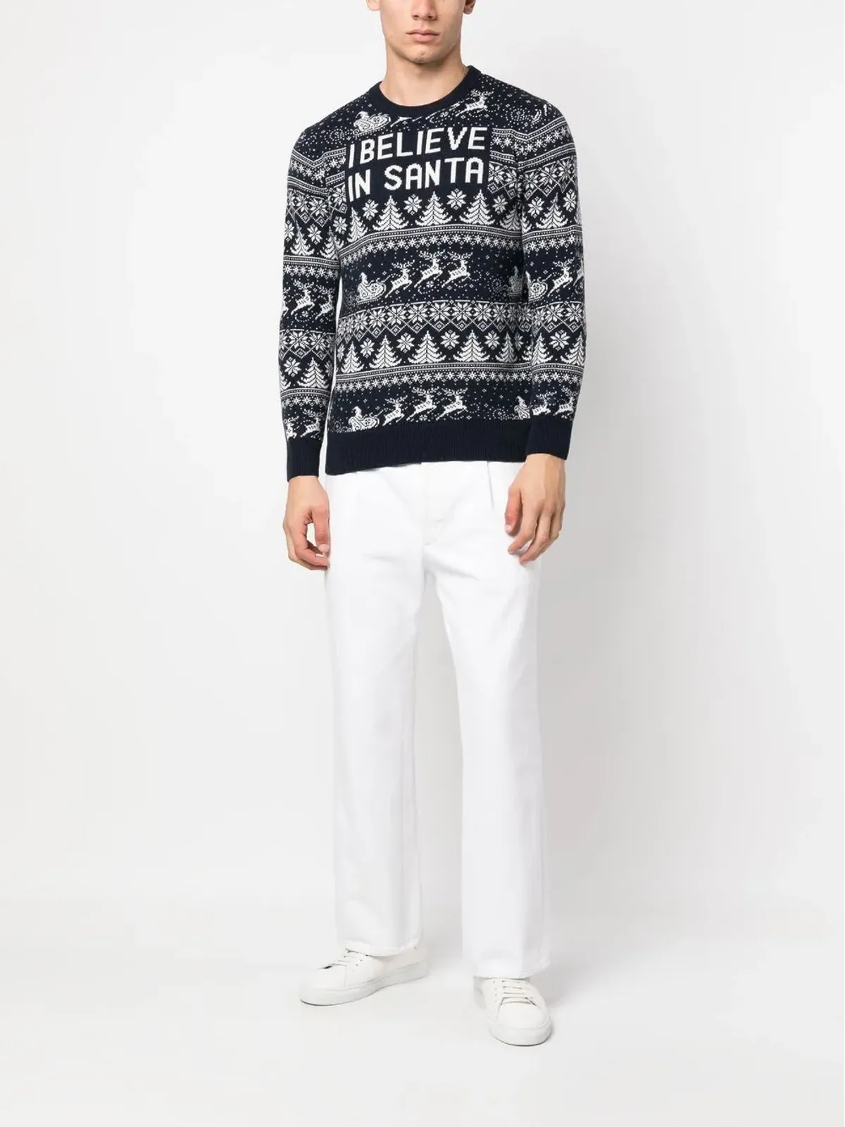 MC2 Saint Barth Santaファインニット クルーネック ジャンパー - 画像2