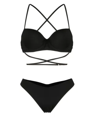 Noire Swimwear バルコネットスタイル ビキニセット（ブラック） - サムネイル1