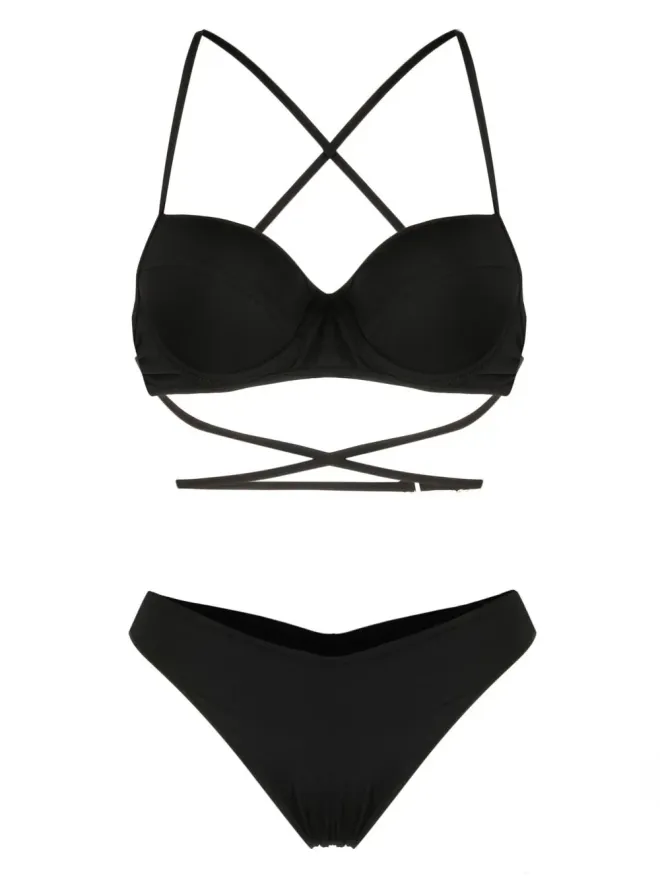 Noire Swimwear Noire Swimwear バルコネットスタイル ビキニセット（ブラック）の商品画像
