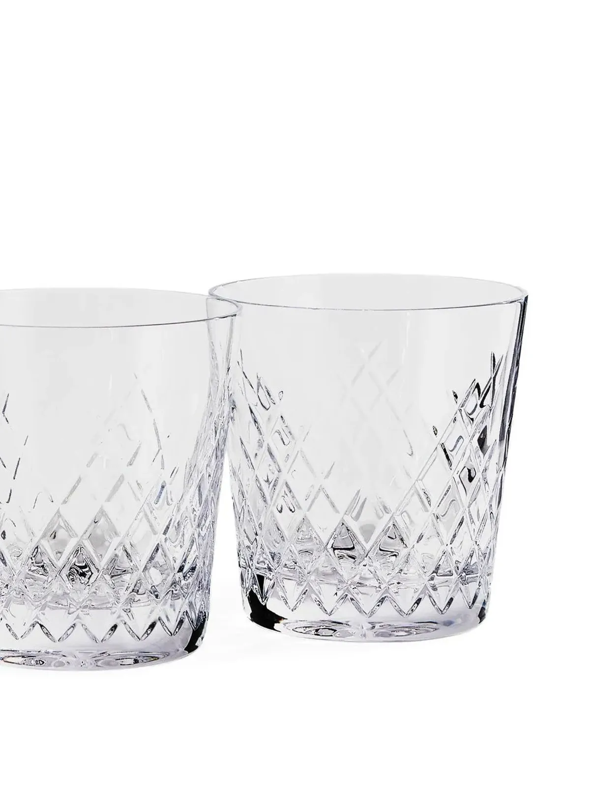 Soho Home Barwell クリスタル ロックグラス（4客セット） - Neutrals - 画像2