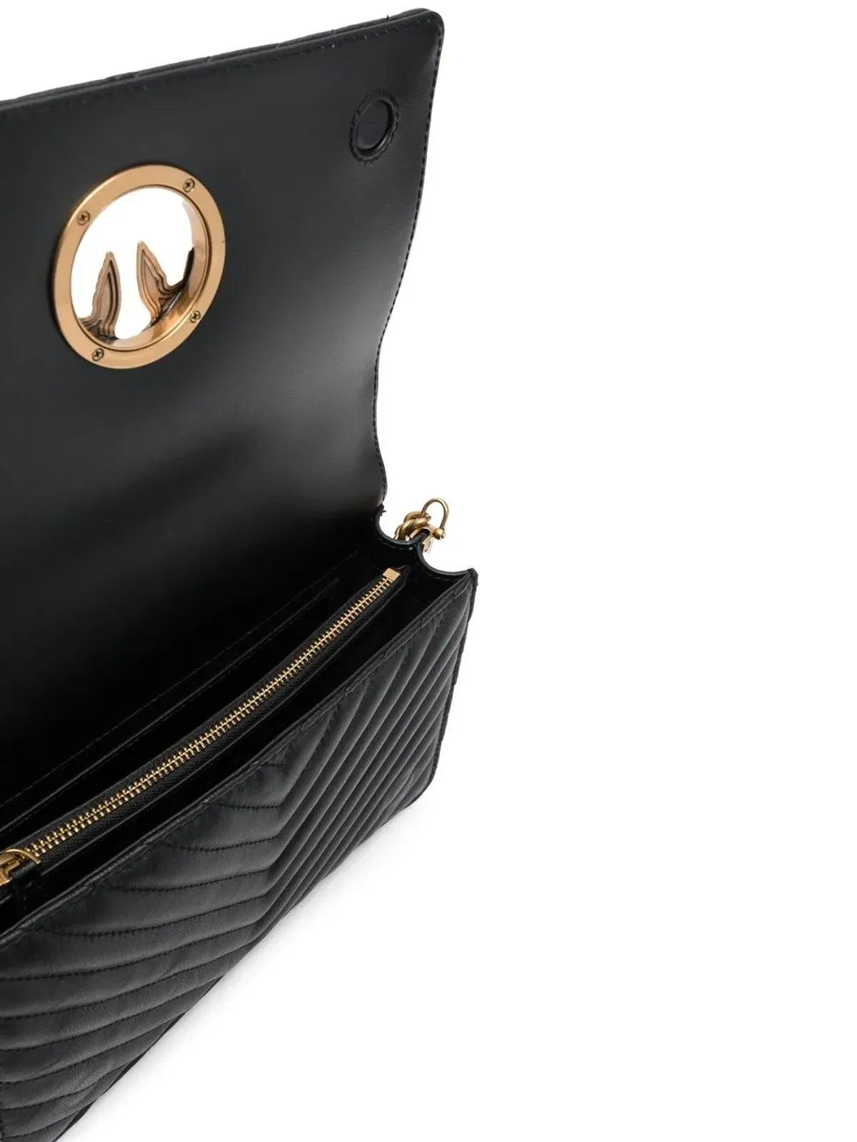 PINKO クラシック・クリック Vキルト ラブバッグ - 画像5