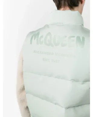 Alexander McQueen ロゴプリントジレ - サムネイル5