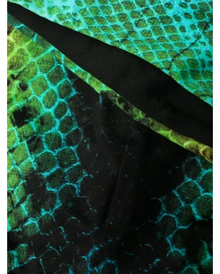 Noire Swimwear snakeskin-print bikini set - Green - サムネイル3