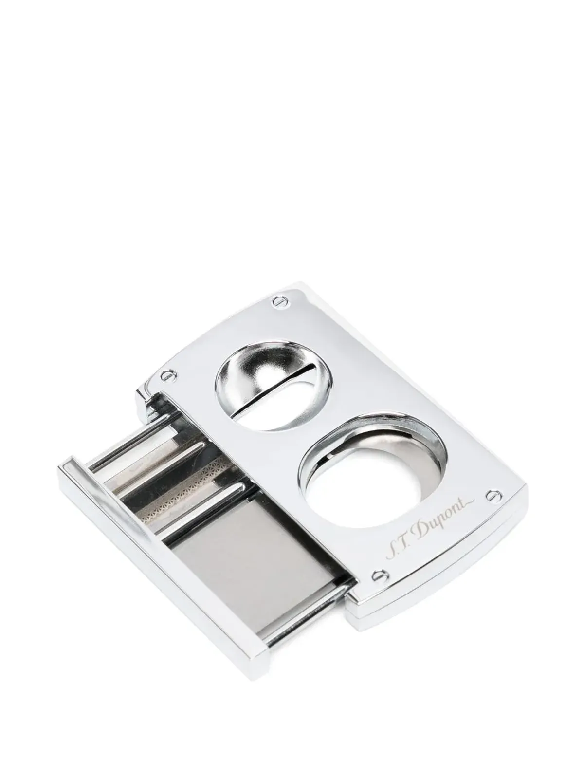 S.T. Dupont double-blade cigar cutter - Silver - 画像2