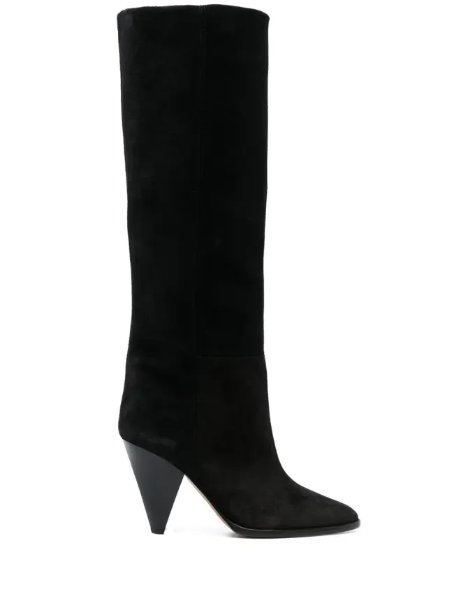 Isabel Marant ISABEL MARANT リリオ スエード ブーツ - ブラックの商品画像