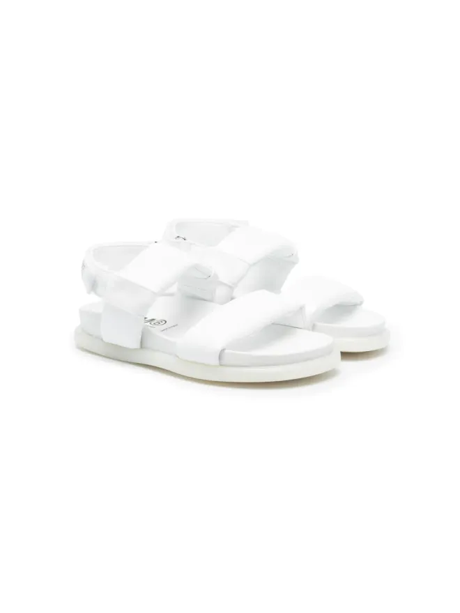 MM6 Maison Margiela Kids MM6 Maison Margiela Kids タッチストラップフラットサンダル - ホワイトの商品画像