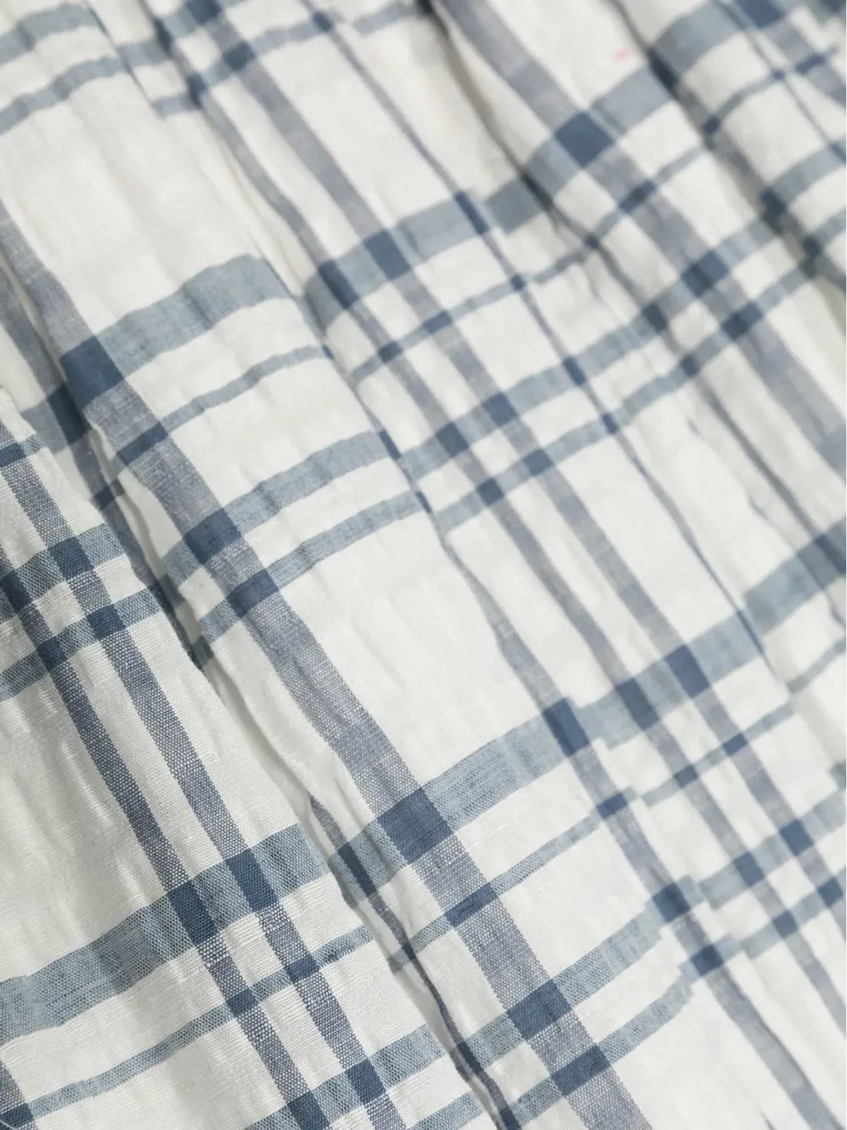 Bonpoint plaid print skirt - Blue - 画像3
