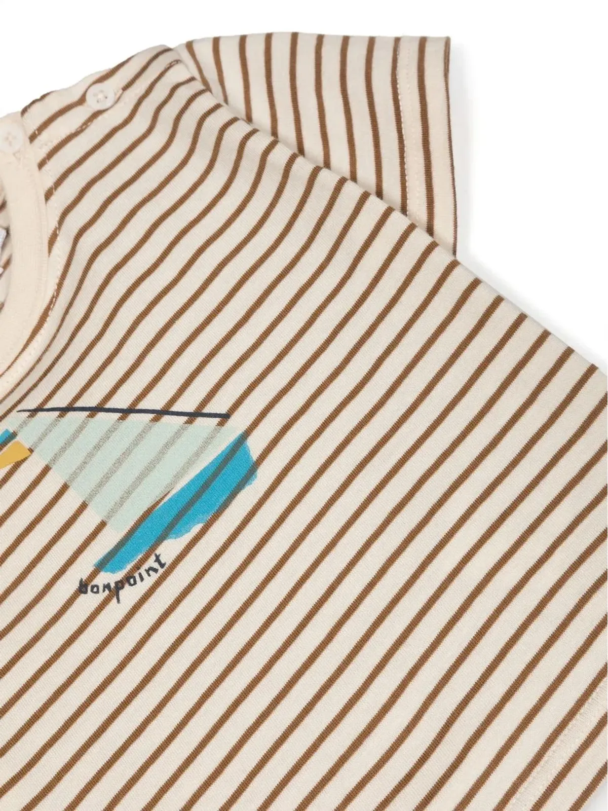 Bonpoint カイ ストライプTシャツ - 画像3