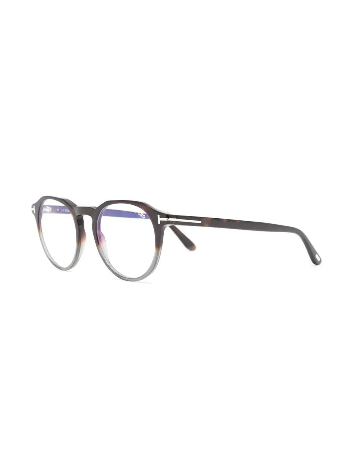 TOM FORD Eyewear 丸型フレーム眼鏡 - 画像2