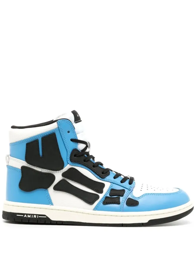 AMIRI AMIRI Skel Top Hi レザー スニーカー ブルーの商品画像