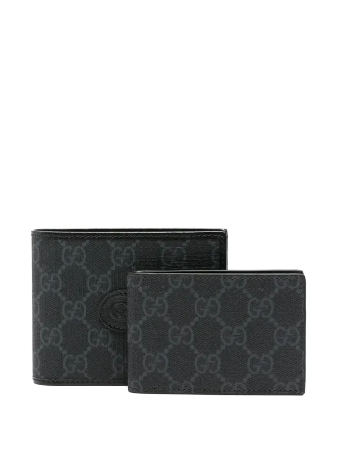 Gucci Gucci GG Supreme キャンバス ウォレット ブラックの商品画像