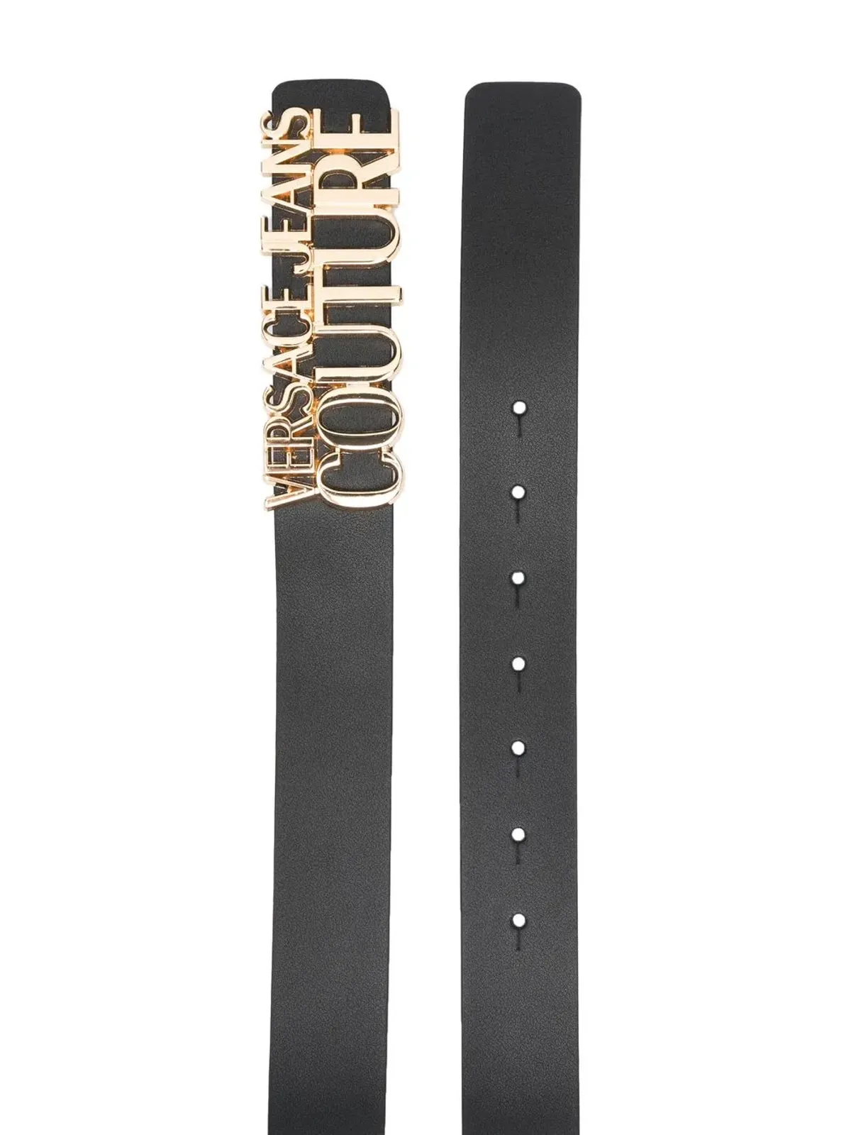 Versace Jeans Couture ロゴディテール レザー ベルト - 画像2