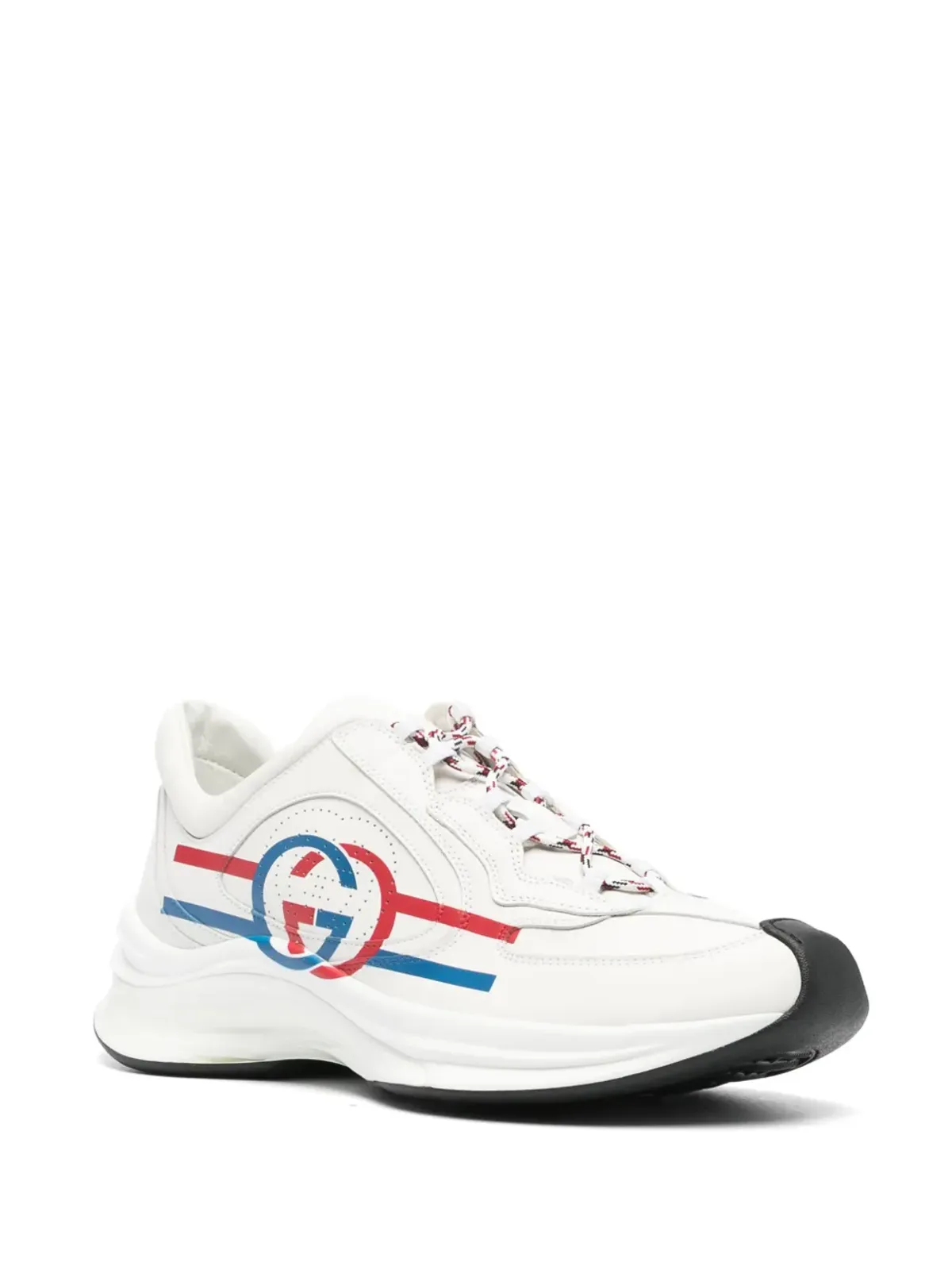 Gucci Run レザー スニーカー - 画像2