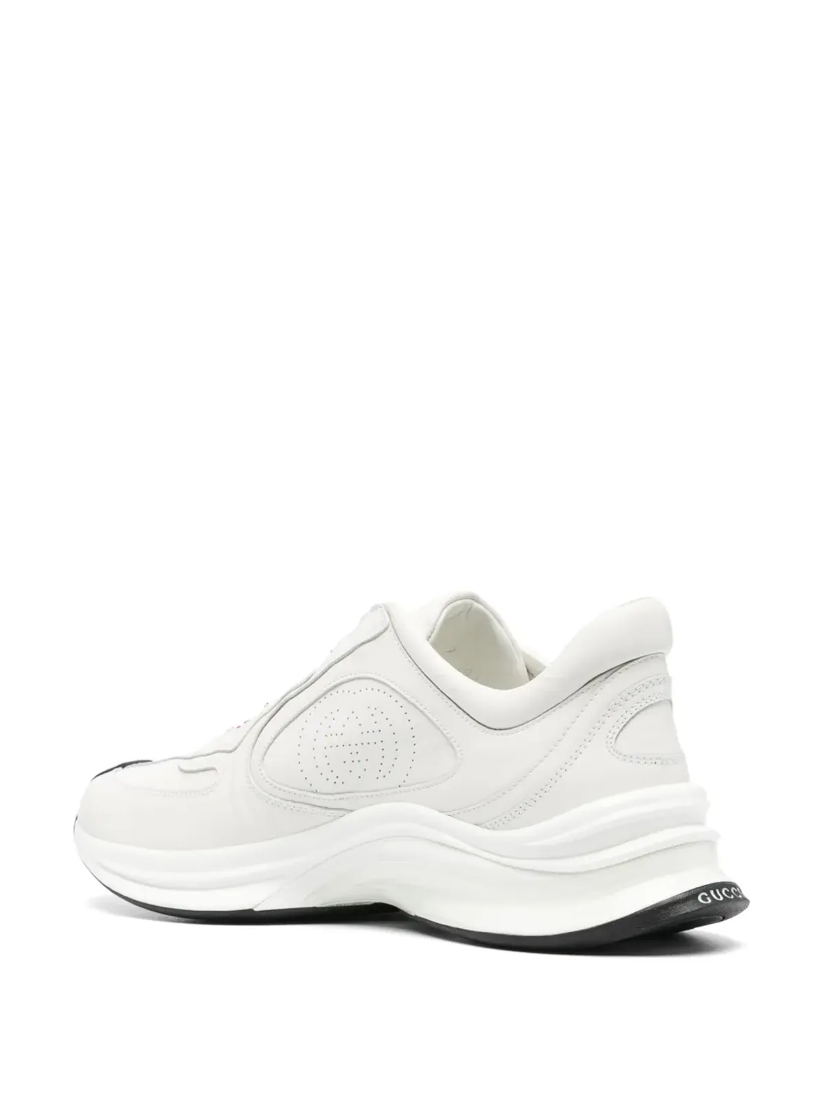 Gucci Run レザー スニーカー - 画像3